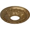 Ekena Millwork Leaf Ceiling Medallion (Fits Canopies up to 4 3/4"), 11 3/8"OD x 3 5/8"ID x 1 1/8"P, Pale Gold CM11LFPAS - alternate 4